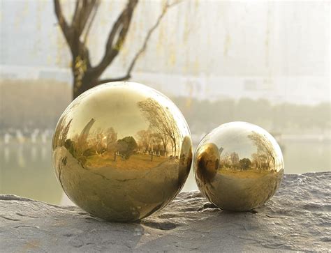 Gazing Ball Stainless Steel Garden Mirror Globe For Home Pond Pool