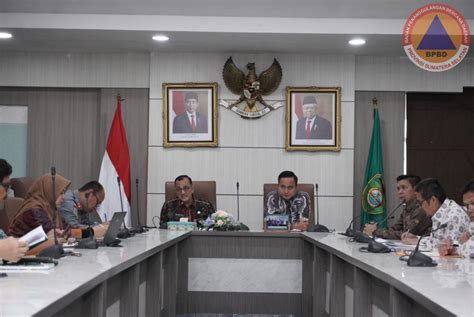 Bpbd Sumsel Adakan Rapat Persiapan Rakor Karhutla Provinsi Sumsel Tahun