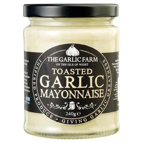 The Garlic Farm Toasted Garlic Mayonnaise 240g British Online