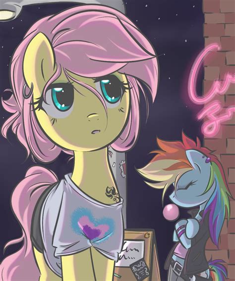 Fluttershy & Rainbow Dash - Blup & Seuris Fan Art (25316742) - Fanpop