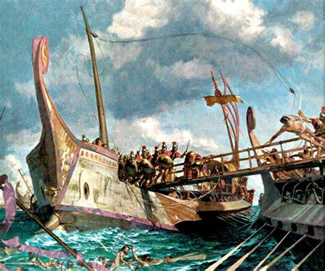 March 10 241 BC First Punic War Battle Of The Aegates Islands