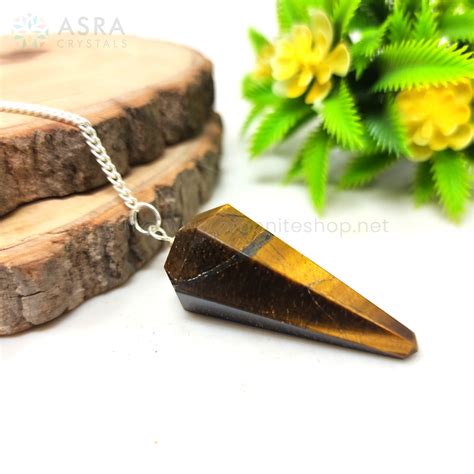 Buy Wholesale Tiger Eye Faceted Pendulum