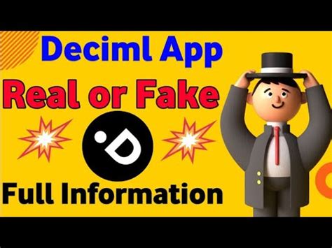 Deciml Decimal App Deciml App Real Or Fake Deciml App Review