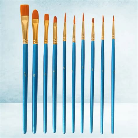 STYLOS DE PEINTURE 10 pièces pinceau micro détail pinceaux pour enfants