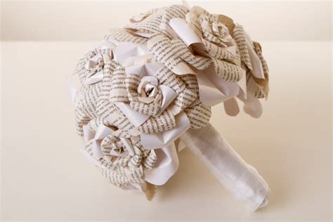 Paper Flower Bouquet, Origami, Wedding, Bridal Bouquet, Unique Wedding ...