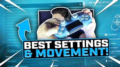 Cod Warzone Best Settings And Movement For Console Youtube