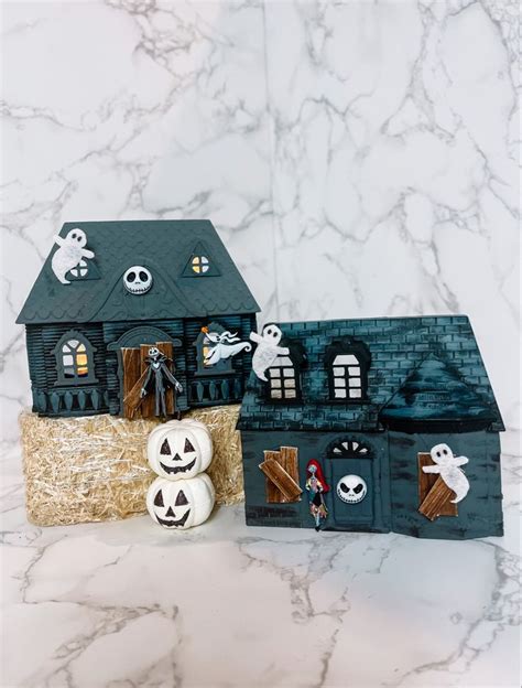 Dollar Tree Dollhouse Makeover Fun Diy Halloween Decorations Dollhouse Halloween Diy