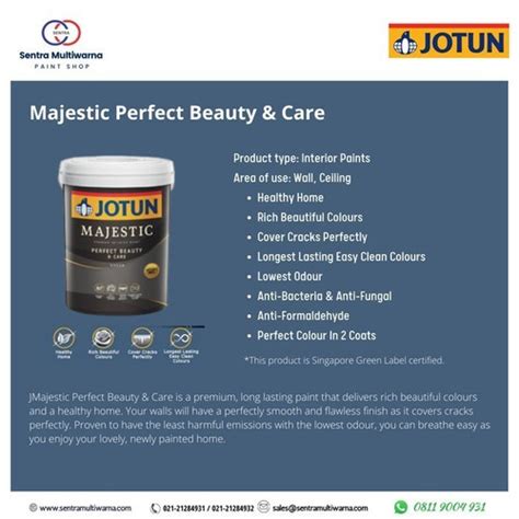 Jual Jotun Majestic Perfect Beauty Care Snow White Galon