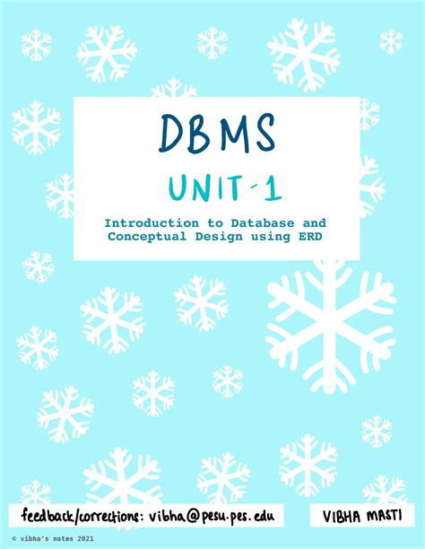 DBMS Unit 1 Notes Introduction To Database And Conceptual Design