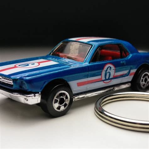 Mustang Hot Wheels Keychain Etsy