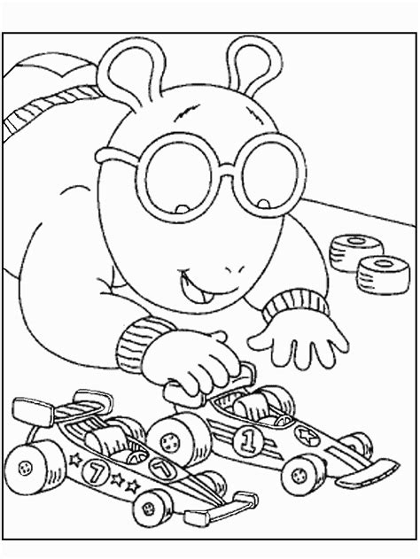 Arthur Coloring Pages Free Coloring Home