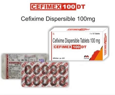 Cefixime Dispersible 100 Mg Tablets At Rs 86 76 Stripe Cefixime