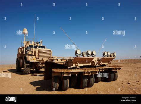 Mrap Or Mine Resistant Ambush Protected Vehicle Fitted Mine Roller