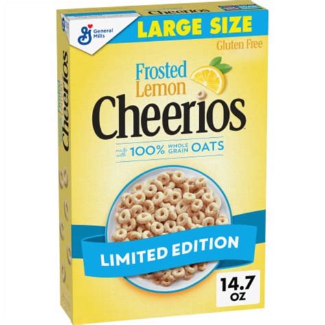 General Mills Frosted Lemon Cheerios Large Size Cereal 14 7 Oz Smith