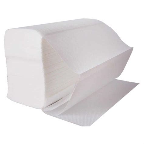 Z Fold Hand Towels White 2 Ply - Smudge & Dribble