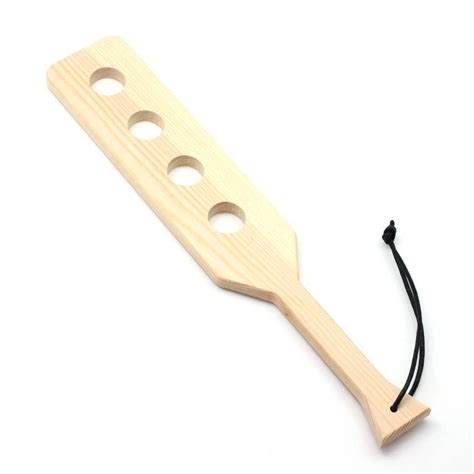 Wooden Bamboo Paddle With Holes For Spanking