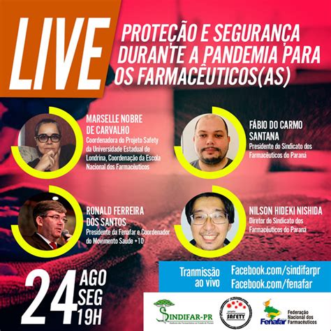 Live Hoje Sobre Prote O E Seguran A Durante A Pandemia Para Os