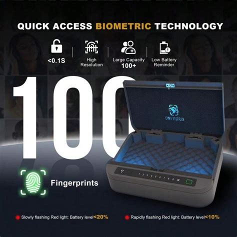 Caja Fuerte Biom Trica Onetigris Caja Fuerte De Acceso R Pido