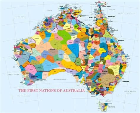 Map of the First Nations | alanwood.au