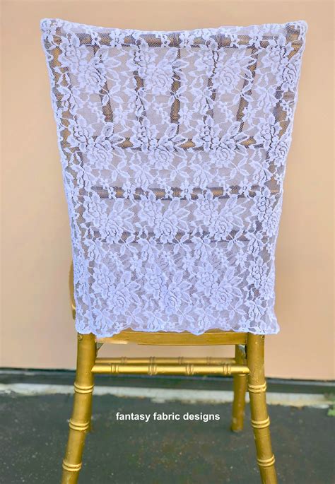 Lace Chair Cover, wedding decor, wedding, chair covers, chair sash ...