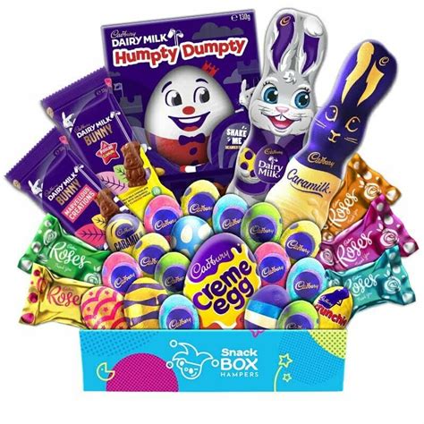 Cadbury Faves Easter Chocolate Box Gift Hamper - Medium - Snack Box Hampers