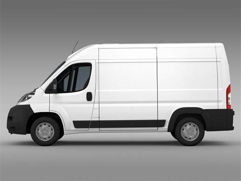 Fiat Ducato Van L2h2 2006 2014 3d Model Cgtrader