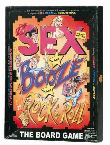 Sex Booze Rock N Roll Drikkeleker No