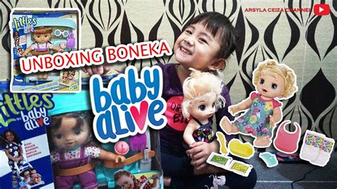 Unboxing Mainan Boneka Anak Baby Alive Youtube