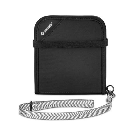 Pacsafe Rfidsafe V Bifold Wallet Black Lone Dingo