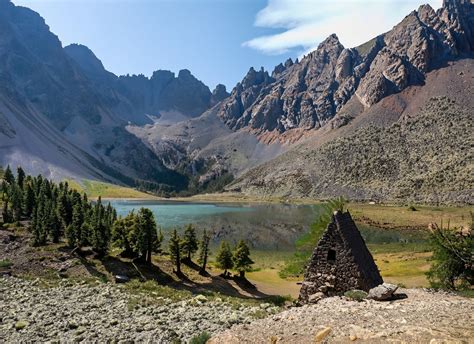 Dry desert mountains with stone sheperd's hut. by GiuseppeZee on DeviantArt