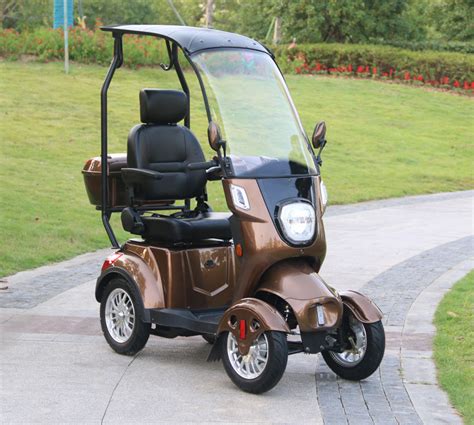 4 Wheel Compact Electric Mobility Scooter For Adults With Mdr BME4602