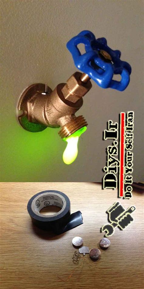 How To Make Faucet Night Light سرزمین دست ساخته ها