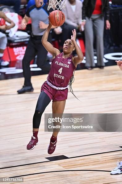 Florida State Seminoles Guard Sara Bejedi Drives To The Basket And