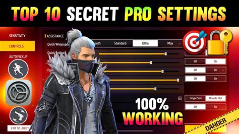 Top 10 Pro Settings For Mobile 100 Working 😱 Auto Headshot Setting