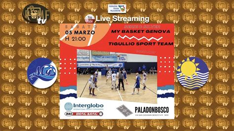 My Basket Genova Vs Tigullio Sport Team Serie C Silver Liguria YouTube