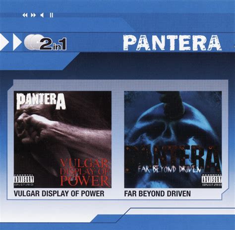 Pantera Vulgar Display Of Power Far Beyond Driven 2008 Cd Discogs