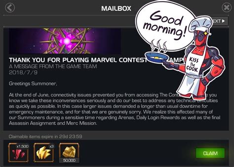 Marveltrucos On Twitter Compensation Is Here Marvel Contestofchampions