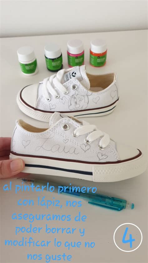 Pintar Zapatillas Con Pintura Para Tela Paso A Paso Material Escolar Blog