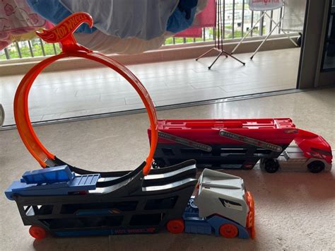 Hot Wheel Mega Hauler And Stunt And Go Transporter Hobbies Toys Toys Games On Carousell