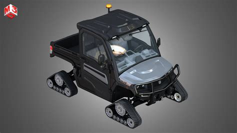 Jd Xuv865m Crossover Utility Vehicle With Tracks 3d Model By Markos3d