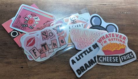 So Fetch Mean Girls Movie Quotes Sticker Pack 17 Fetch Worthy Decals