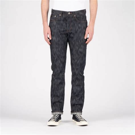 Naked And Famous Weird Guy Oz Big Slub Selvedge Indigo Raw