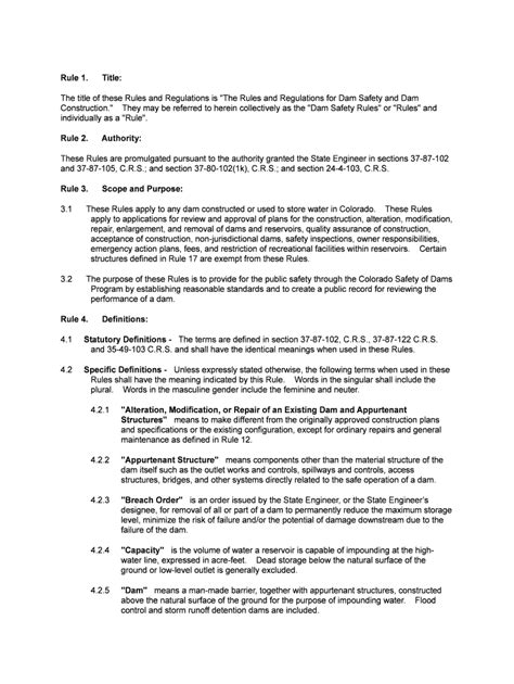 Fillable Online Rule 1 Title Rule 2 Authority Rule 3 Scope And