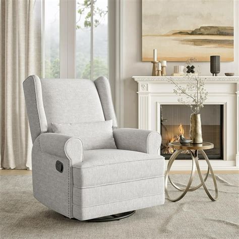 Superjoe Reclining Nursery Baby Gliding Swivel Chair for Living Room ...