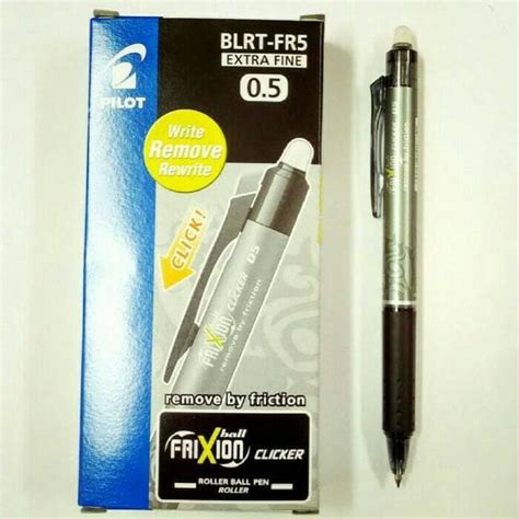 Jual Dijual Pulpen Pen Pilot Frixion Hitam Mm Click Pencet Bisa