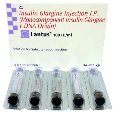 Insulin Glargine Injection Ip Monocomponent Insulin Glargine R Dna