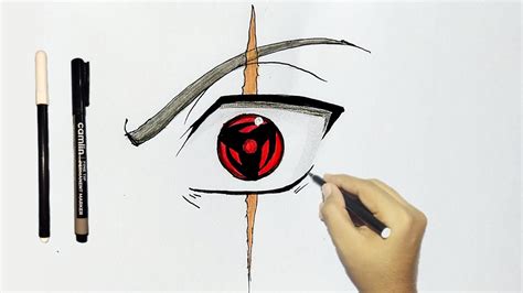 How To Draw Kakashi Hatake Mangekyou Sharingan Eye From Naruto Easy