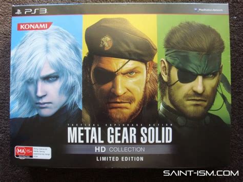 Metal Gear Solid HD Collection Limited Edition Unboxing Saint Ism