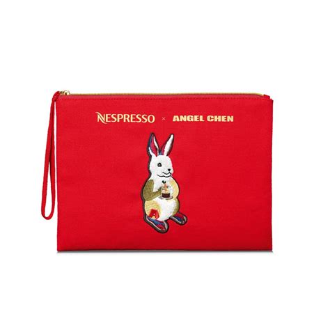 Nespresso Limited Edition Designer Angel Chen Pouch Women S Fashion