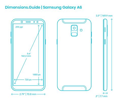 Samsung Galaxy A13 Dimensions & Drawings | Dimensions.com